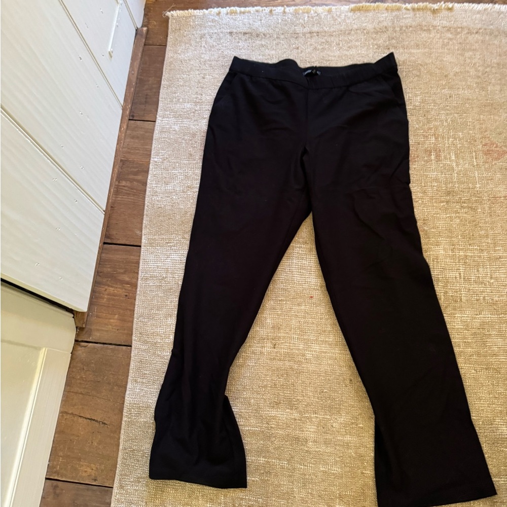 Eileen Fisher Black Straight Leg Pants